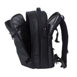 Lemontti Smart Premium раница с вакуум система 30–60L за самолетна кабина, водоустойчива, USB-A и Type-C,черна