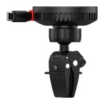 Lemontti MagSafe автомобилна стойка с безжично зареждане и Type-C кабел (1 m), черна
