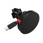 Lemontti MagSafe автомобилна стойка с безжично зареждане и Type-C кабел (1 m), черна