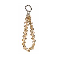Lemontti Crystal Aurora връзка за телефон, 30 см, златиста