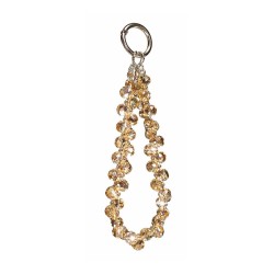Lemontti Crystal Aurora връзка за телефон, 30 см, златиста