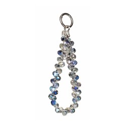 Lemontti Crystal Aurora връзка за телефон, 30 см, синя