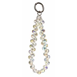 Lemontti Crystal Aurora връзка за телефон, 30 см, прозрачна многоцветна