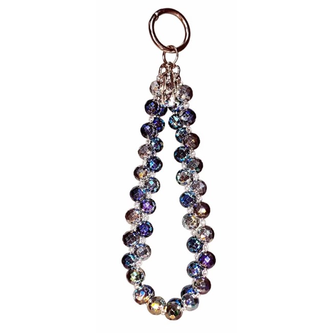 Lemontti Crystal Aurora връзка за телефон, 30 см, виолетова