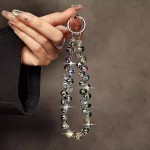 Lemontti Crystal Aurora връзка за телефон, 30 см, зелена