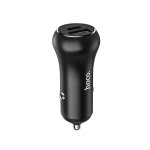 Lemontti 20W PD зарядно за автомобил, USB QC 3.0 + Type-C кабел 1м, черно/сребристо