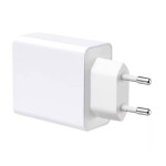 Lemontti GaN Dual Port мрежово зарядно устройство 45W (USB-C PD + USB-A QC 3.0), бяло