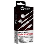 Lemontti Ripple Stereo слушалки с микрофон, Type-C, бели