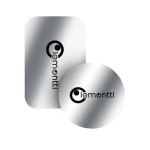 Lemontti комплект метални пластини за магнитни стойки за смартфон (2 бр.), сиви