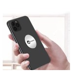 Lemontti комплект метални пластини за магнитни стойки за смартфон (2 бр.), сиви
