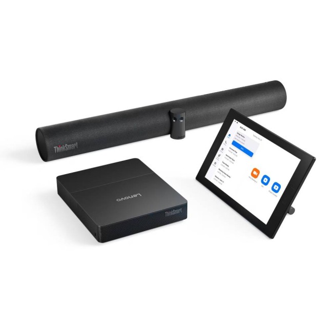 Lenovo ThinkSmart Core Gen 2 конферентна система (Core Gen 2 + ThinkSmart Controller + ThinkSmart Bar 180), 10.1", Zoom Rooms, Intel Core Ultra 7 165H, 32GB RAM, 256GB SSD