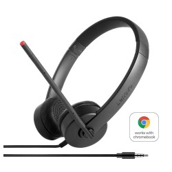 Lenovo Essential стерео аналогови слушалки с микрофон