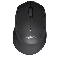 Logitech M330 Silent Plus безжична мишка, черна