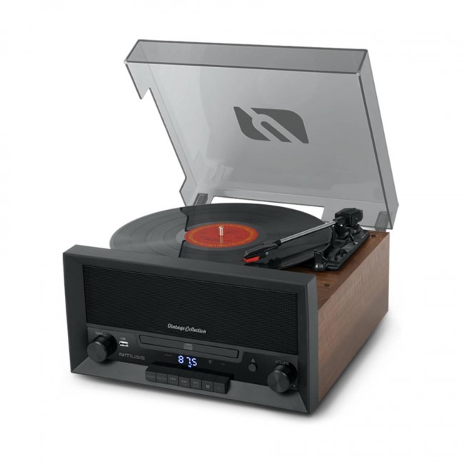 MUSE MT-112 MB CD микросистема с грамофон, Bluetooth и USB, 20W MUSE MT-112 MB CD микросистема с грамофон, Bluetooth и USB, 20W