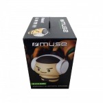 Muse M-315 Sumo колонка, 8W, Bluetooth, AUX 3.5 мм, Micro-USB, чернобяла