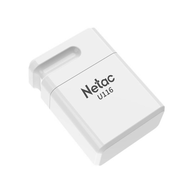 Netac U116 флаш памет, 32GB, бяла