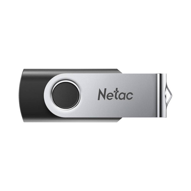 Netac U505 флаш памет, 16GB, черен/сребрист