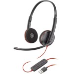 Poly Blackwire 3220 Stereo USB-A слушалки с микрофон