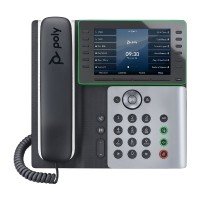Poly Edge E550 IP телефон с поддръжка на PoE