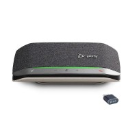 Poly Sync 20+M конферентен спийкърфон за Microsoft Teams USB-C/A с адаптер BT700 (B95VLAA)