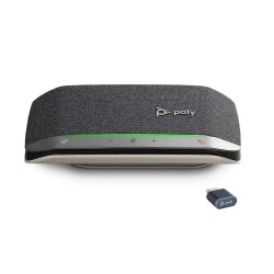 Poly Sync 20+M конферентен спийкърфон за Microsoft Teams USB-C/A с адаптер BT700 (B95VLAA)