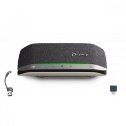 Poly Sync 20+M конферентен спийкърфон за Microsoft Teams USB-C/A с адаптер BT700 (B95VLAA)