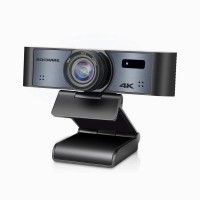 Rocware RC16 4K UHD AI уеб камера с 110° зрителен ъгъл и 8x зуум, USB-C