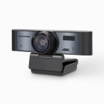 Rocware RC16 4K UHD AI уеб камера с 110° зрителен ъгъл и 8x зуум, USB-C
