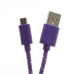 SBOX кабел USB-MICRO USB, 1м., лилав