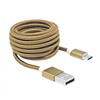 SBOX кабел USB-MICRO USB, M/M, златист, 1.5м.