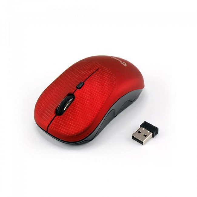 SBOX 4D WM-106 Strawberry Red безжична оптична мишка, 1600 DPI, червена