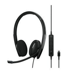 EPOS I Sennheiser ADAPT 160 жични стерео слушалки, HD, NC, USB-C 