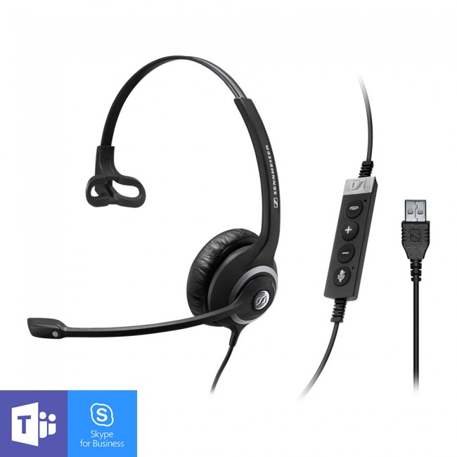 EPOS I Sennheiser SC 230 моно слушалка, MS, USB -A, CTRL II