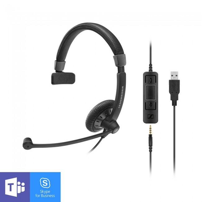 EPOS I Sennheiser SC 45 моно слушалка, MS , USB-A & 3.5мм жак