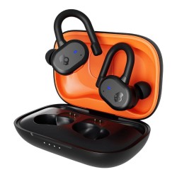 Skullcandy Push Active True Wireless, безжични слушалки, черно/оранжево
