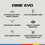 Skullcandy Dime Evo True Wireless безжични слушалки, кафяви