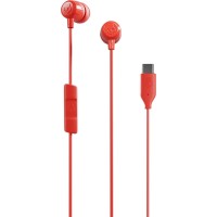 Skullcandy Jib® USB-C жични слушалки, USB-C, червени