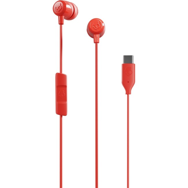 Skullcandy Jib® USB-C жични слушалки, USB-C, червени