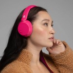 Skullcandy Icon 180 безжични On-Ear слушалки с микрофон, Crazy Pink