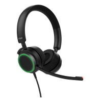 Snom A330D стерео слушалки, 3.5 мм, USB-A, PNC, MS, UC, черни