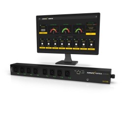 SurgeX SX-VS-108i разклонител с IP управление, 240V / 10A, 8 изхода IEC-C13