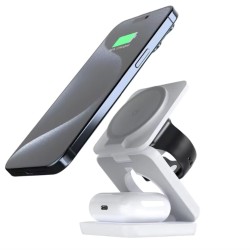 Technaxx TX-316 3-в-1 сгъваема станция за бързо безжично зареждане