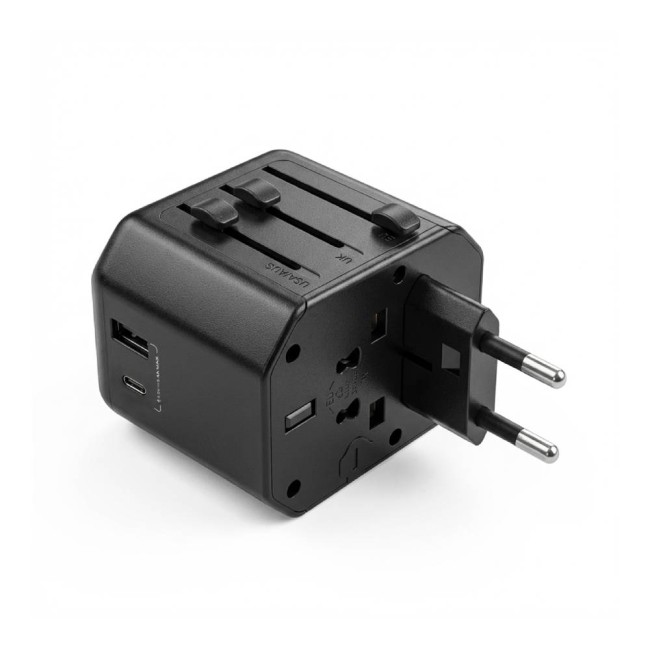 Technaxx TX-358 универсален адаптер за пътуване с USB-A и USB-C