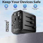 Technaxx TX-358 универсален адаптер за пътуване с USB-A и USB-C