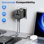 Technaxx TX-358 универсален адаптер за пътуване с USB-A и USB-C
