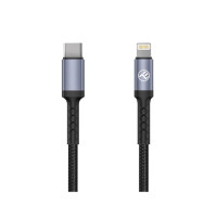 Tellur Speedster PD30W кабел за данни, USB-C - Lightning, 2 м, черен