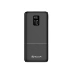 Tellur PD102 Boost Pro външна батерия, 10000mAh, 2xQC3.0 + PD20W, LCD дисплей, черна