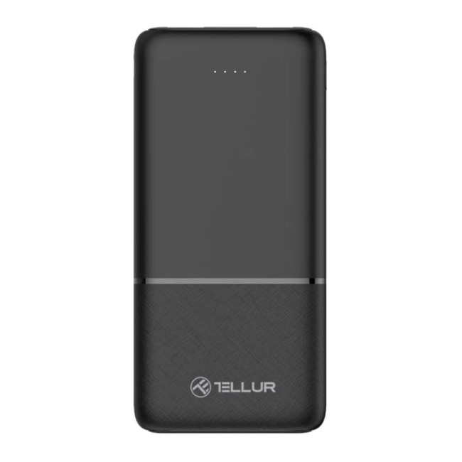 Tellur външна батерия, 10000 mAh, 2 x USB, 1 x USB-C, 1 x MicroUSB, черен