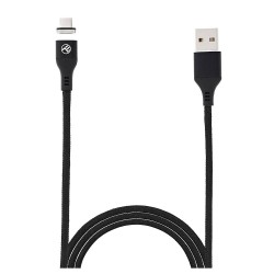 Tellur Magnetic кабел за данни, USB-A - Micro-USB, 1 м, черен