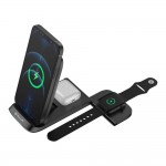 Tellur TLL151331 3-в-1 сгъваемо безжично настолно зарядно устройство, 15 W, Qi, черно Tellur TLL151331 3-в-1 сгъваемо безжично настолно зарядно устройство, 15 W, Qi, черно